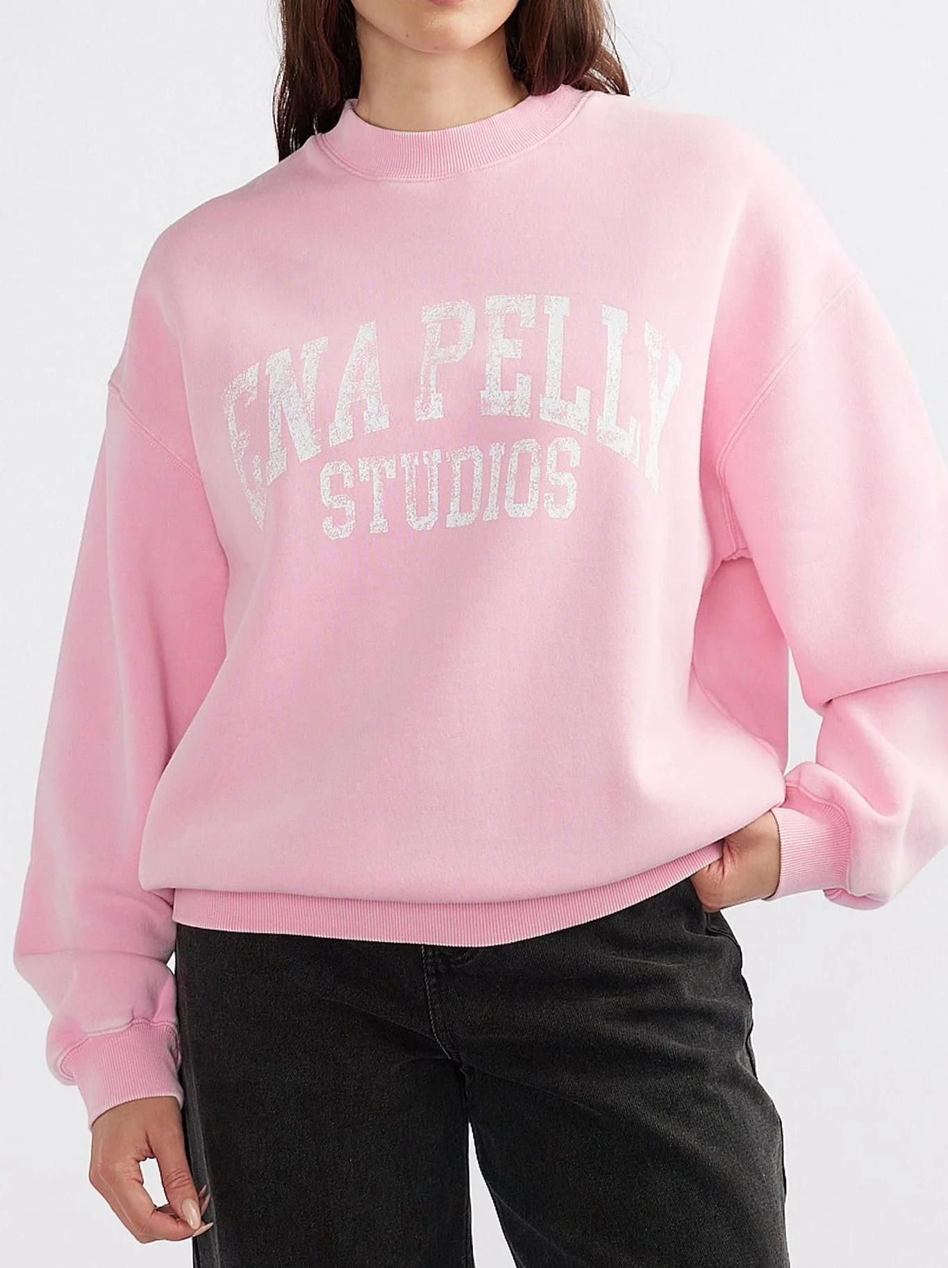 ENA PELLY - VINTAGE SPORT SWEATSHIRT (WASHED PINK)