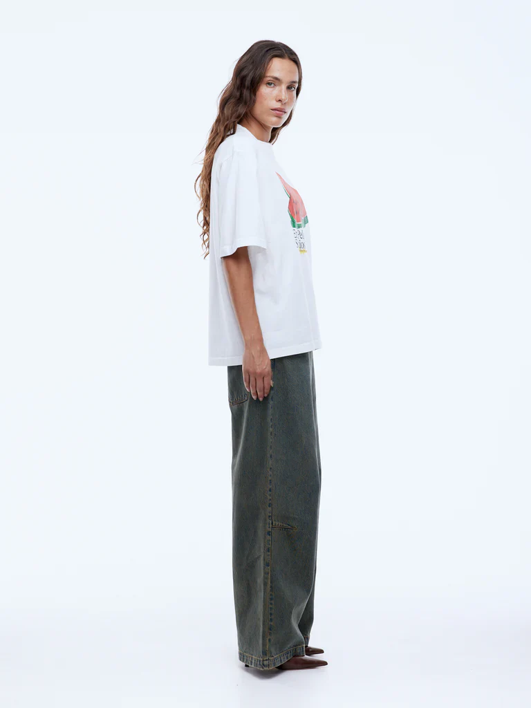 ENA PELLY - WATERMELON TEE (VINTAGE WHITE) - Image 5