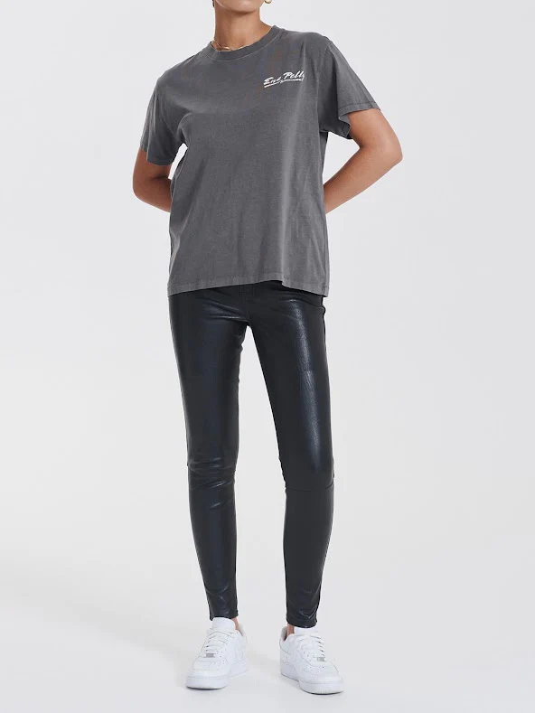ENA PELLY - Winged Shield Tee (Charcoal) - Image 5