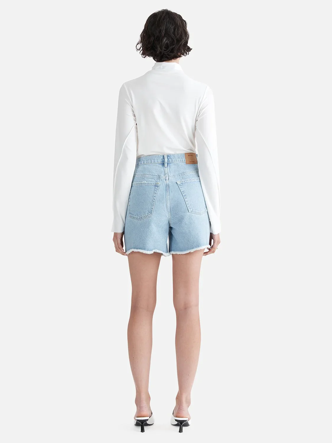ENA PELLY - WINNIE CROSS-OVER BERMUDA SHORT (Summer Blue) - Image 2