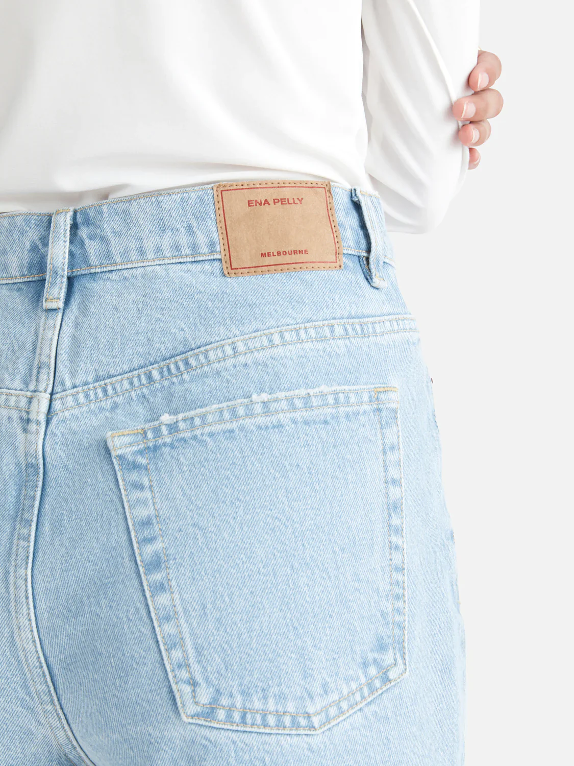ENA PELLY - WINNIE CROSS-OVER BERMUDA SHORT (Summer Blue) - Image 6