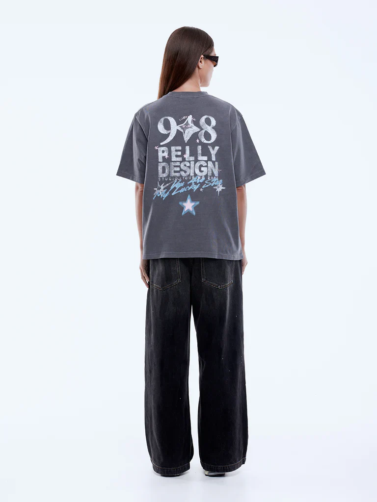 ENA PELLY x ELLIDY PULLIN - AURORA TEE (WASHED GREY) - Image 7