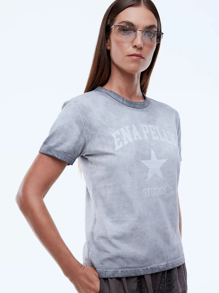 ENA PELLY x ELLIDY PULLIN - FADING STAR RELAXED BABY TEE (GRADIENT GREY) - Image 5