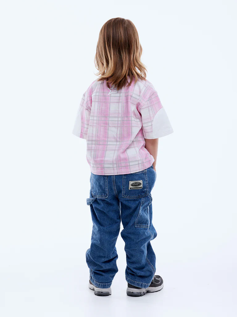 ENA PELLY x ELLIDY PULLIN - KIDS LUNAR JERSEY (PINK CHECK) - Image 6