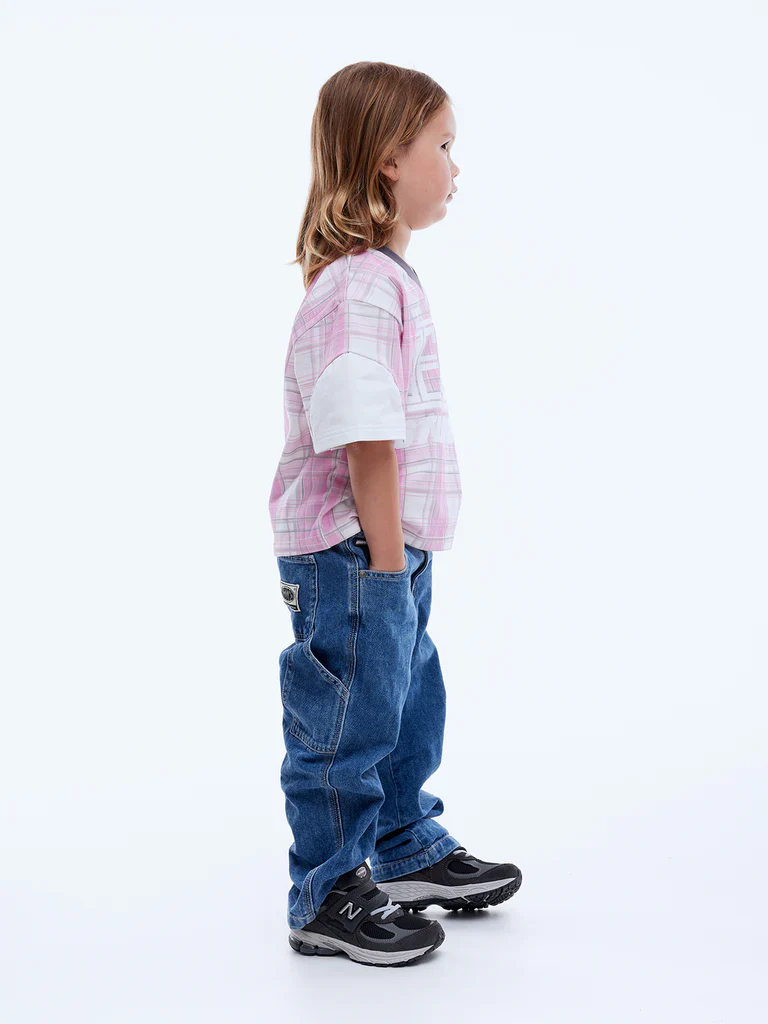 ENA PELLY x ELLIDY PULLIN - KIDS LUNAR JERSEY (PINK CHECK) - Image 7