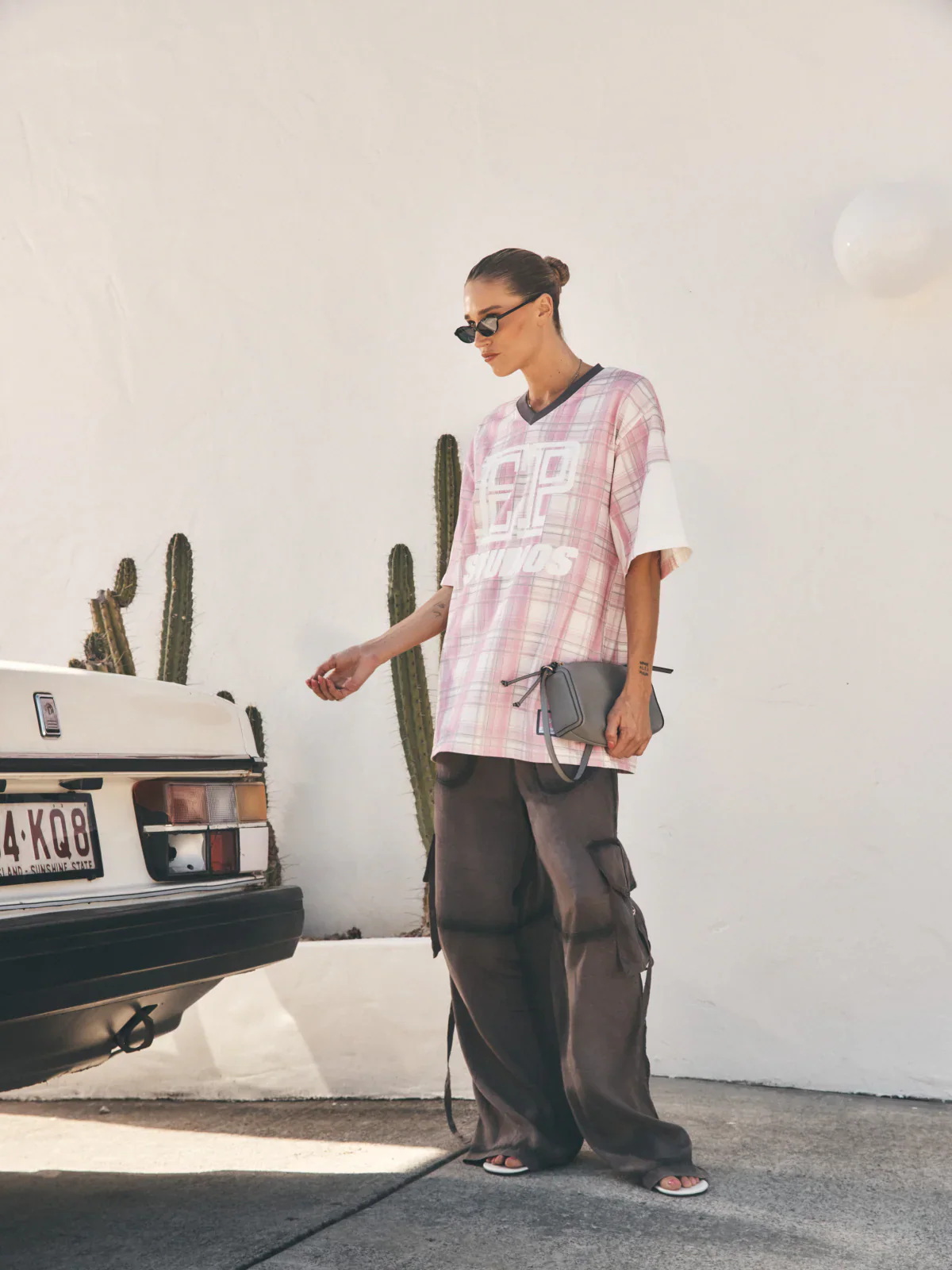 ENA PELLY x ELLIDY PULLIN - LUNAR JERSEY (PINK CHECK)