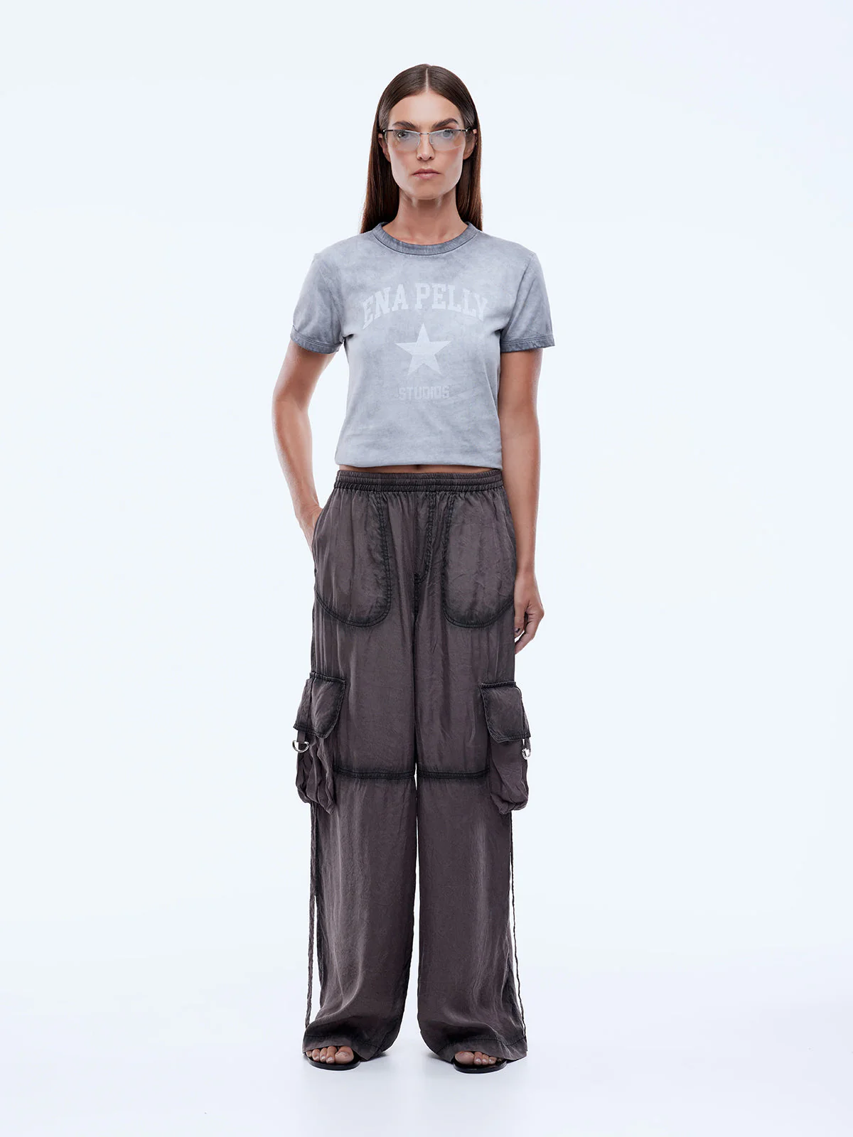 ENA PELLY x ELLIDY PULLIN - STARDUST UTILITY PANT (VINTAGE CHARCOAL) - Image 2
