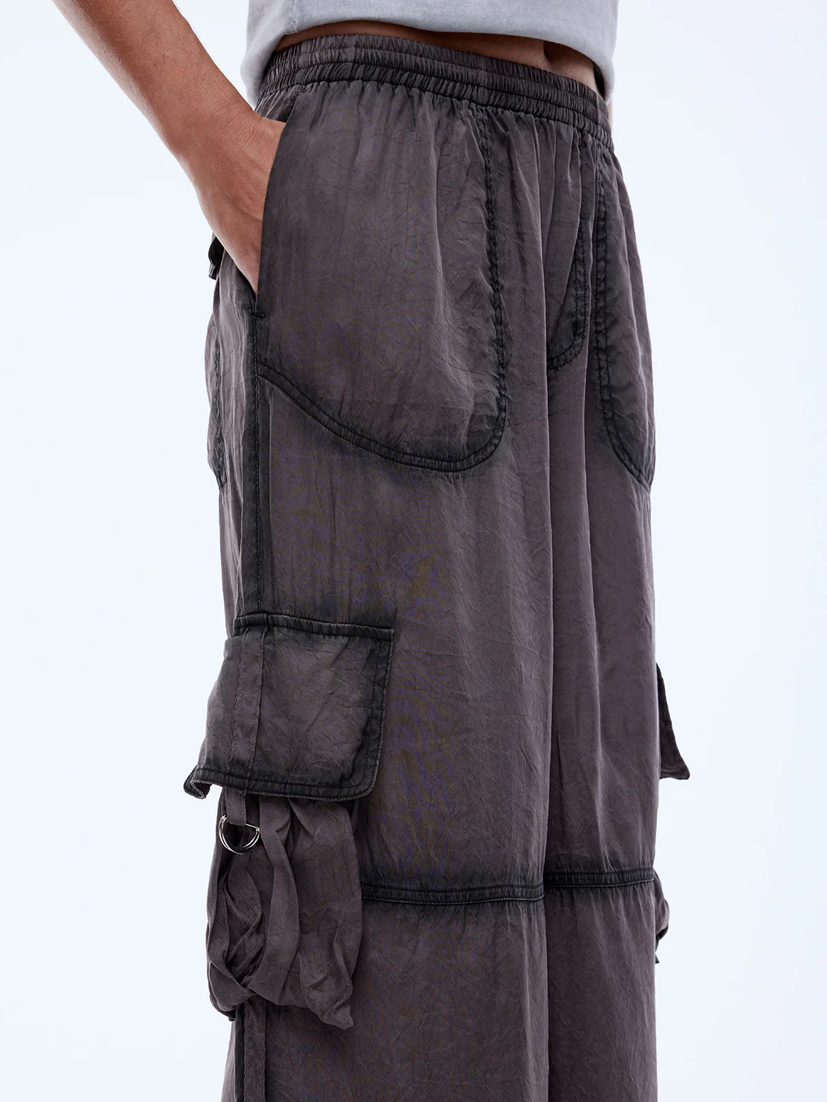 ENA PELLY x ELLIDY PULLIN - STARDUST UTILITY PANT (VINTAGE CHARCOAL) - Image 4