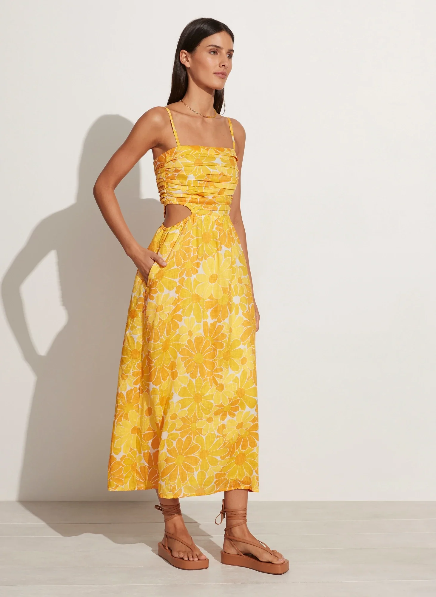 FAITHFULL THE BRAND - Jamaica Midi Dress Canaria Floral - Image 4