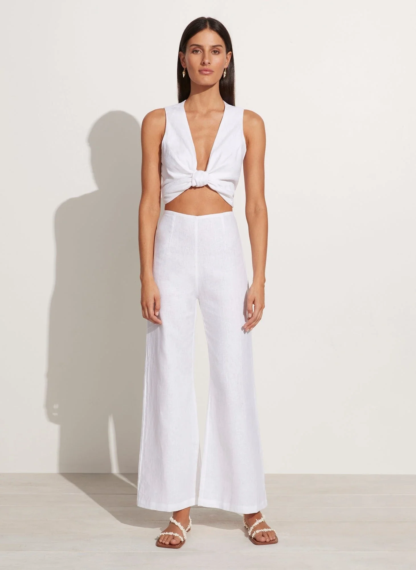 FAITHFULL THE BRAND - Ottavio Pants (White) - Image 4