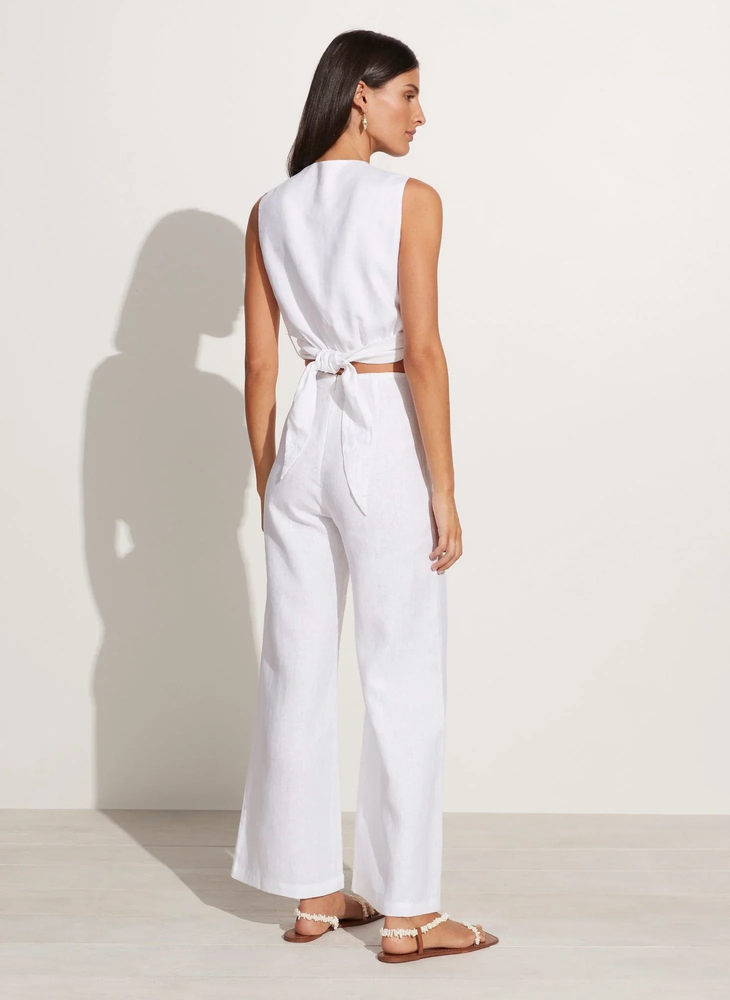 FAITHFULL THE BRAND - Ottavio Pants (White) - Image 6