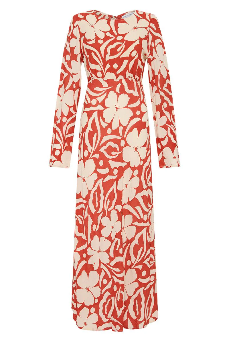 FAITHFULL THE BRAND - Shiva Maxi Dress (Pavito Floral Watermelon)