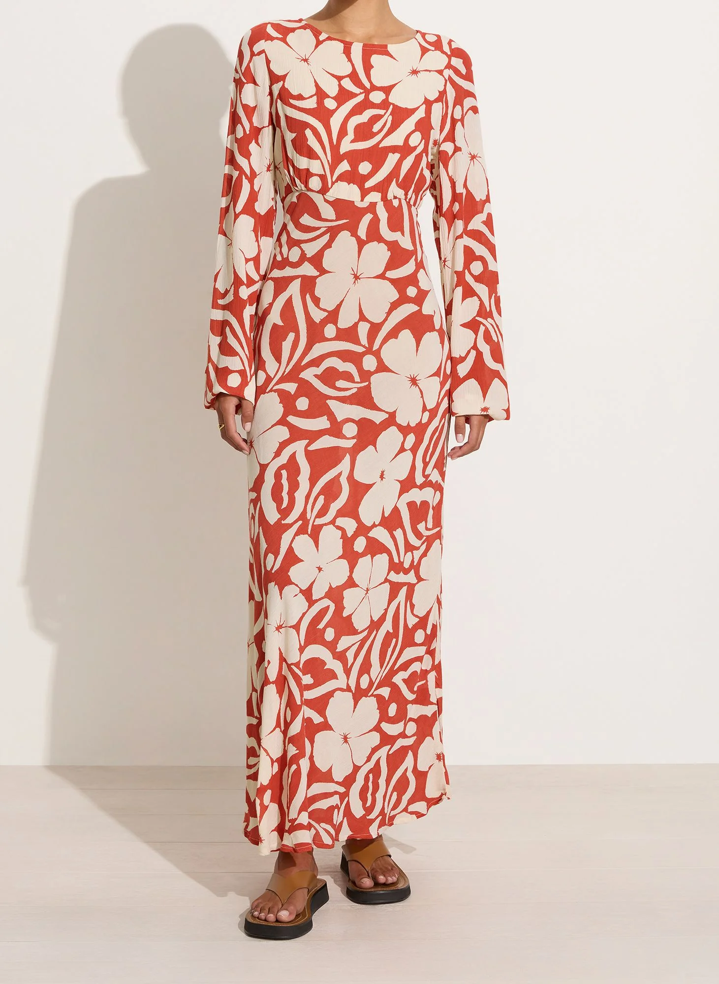 FAITHFULL THE BRAND - Shiva Maxi Dress (Pavito Floral Watermelon) - Image 2