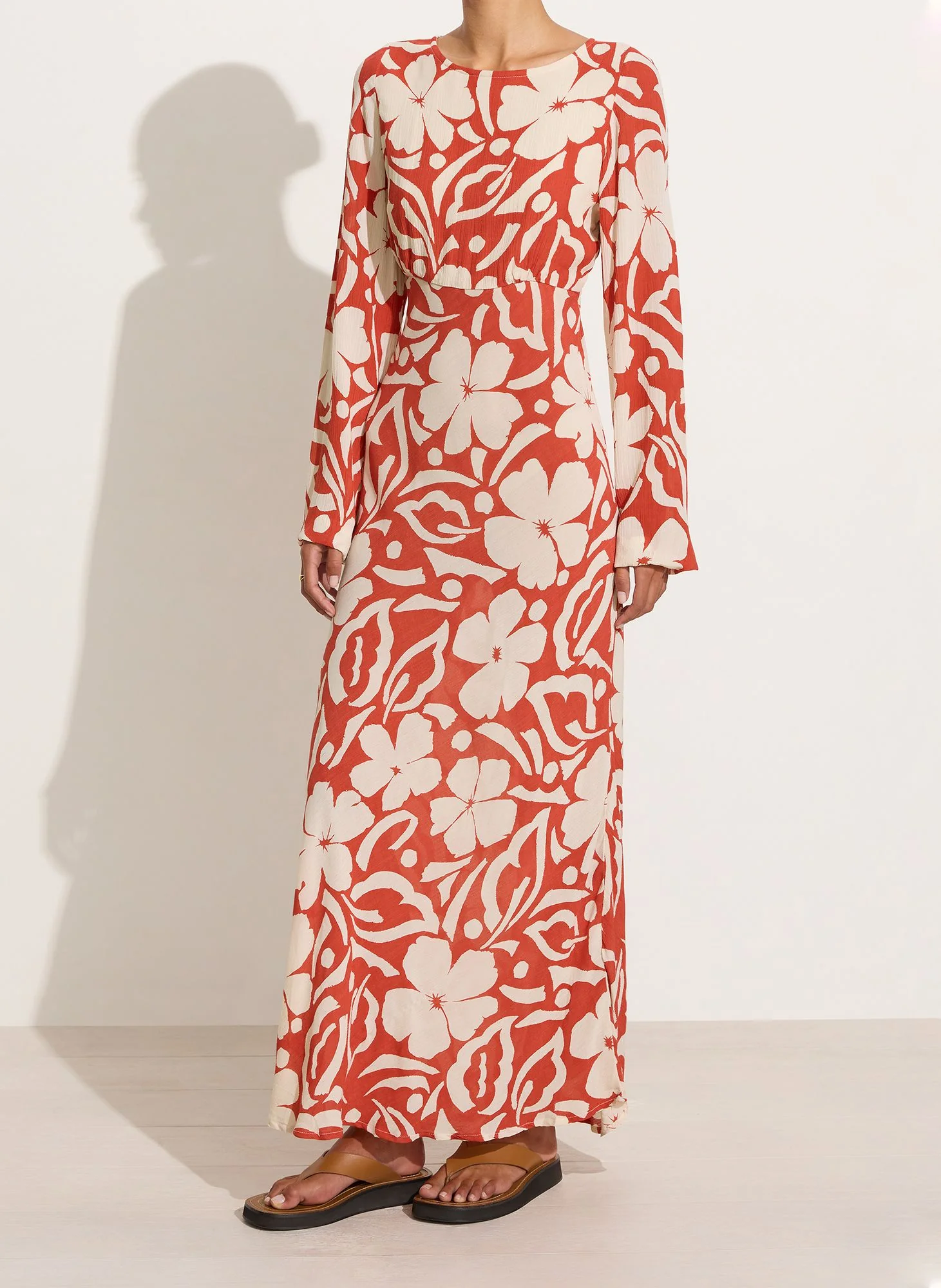 FAITHFULL THE BRAND - Shiva Maxi Dress (Pavito Floral Watermelon) - Image 4