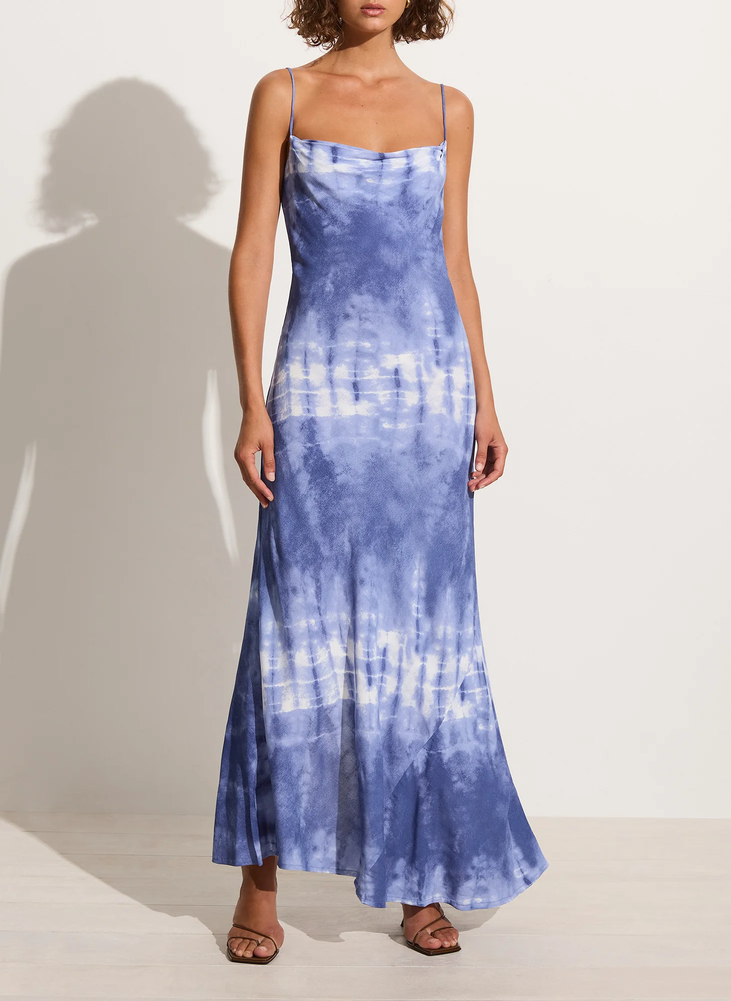 FAITHFULL THE BRAND - SISUDO MIDI DRESS (CEIRA - SLATE) - Image 2