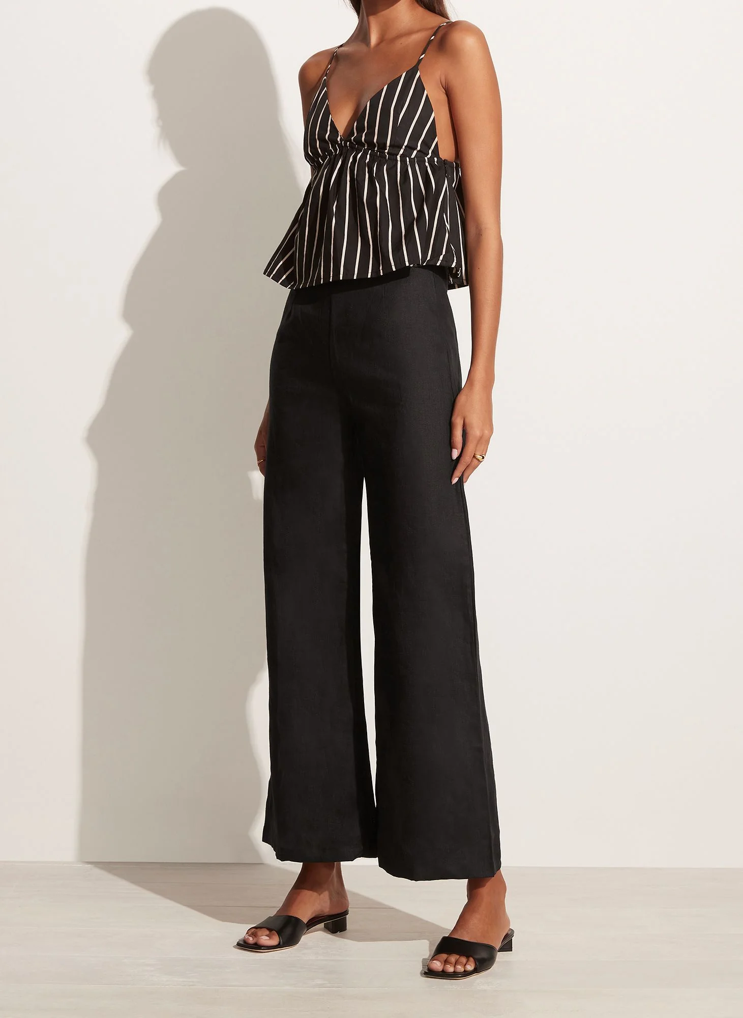 FAITHFULL THE BRAND - Vilma Top (Black Aida Stripe) - Image 5