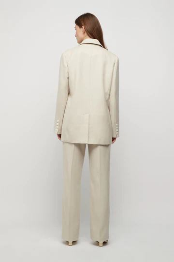 FRIEND OF AUDREY - Filippa Single Breasted Blazer (Winter White) - Image 2