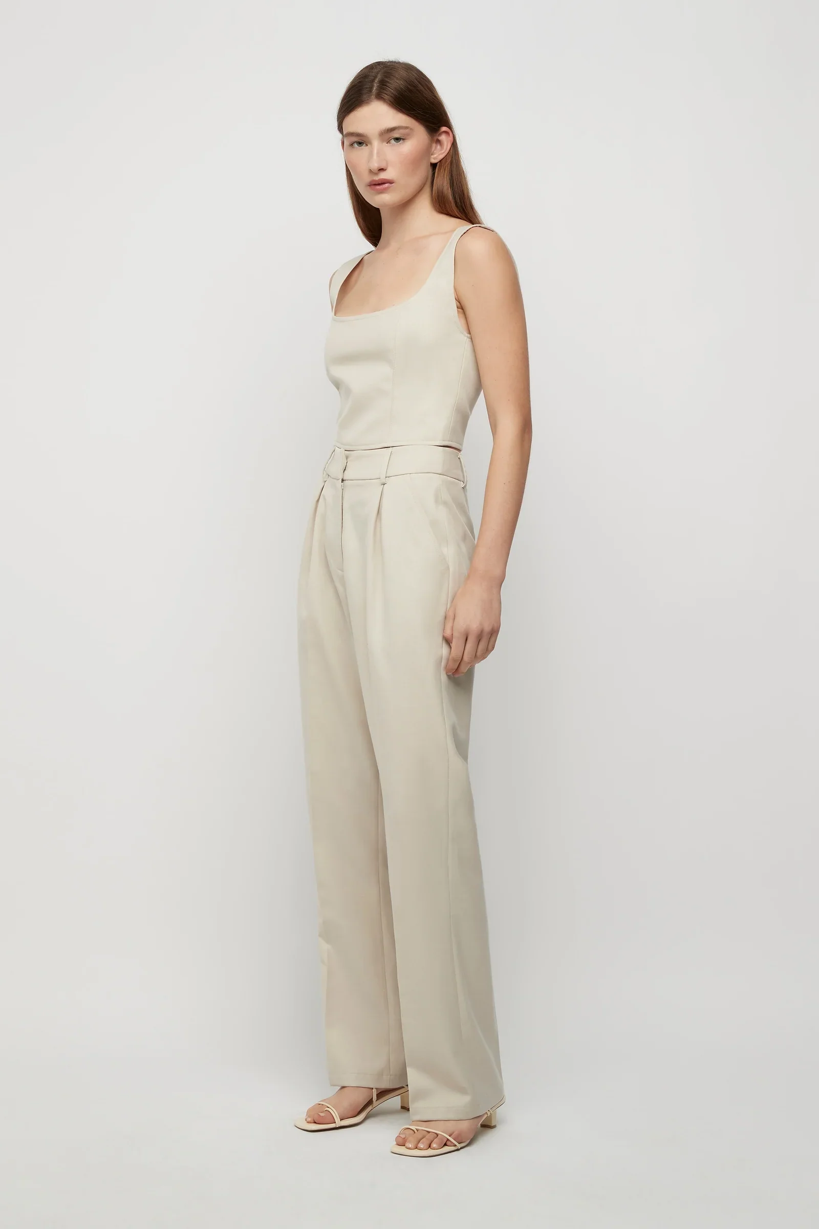 FRIEND OF AUDREY - Filippa Trousers (Winter White) - Image 3