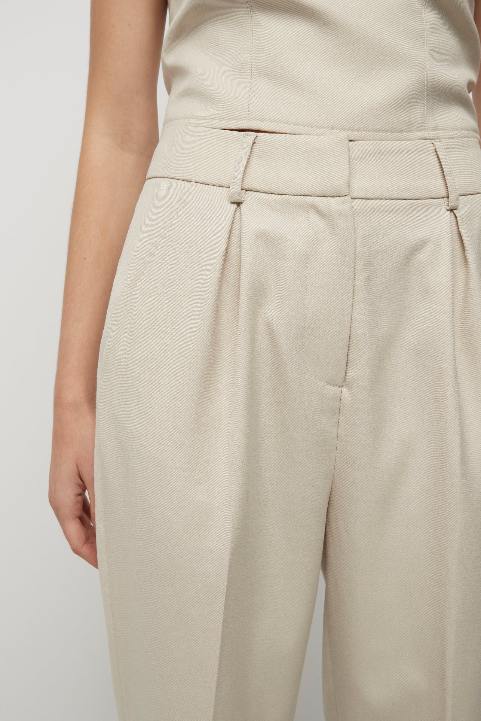 FRIEND OF AUDREY - Filippa Trousers (Winter White) - Image 6