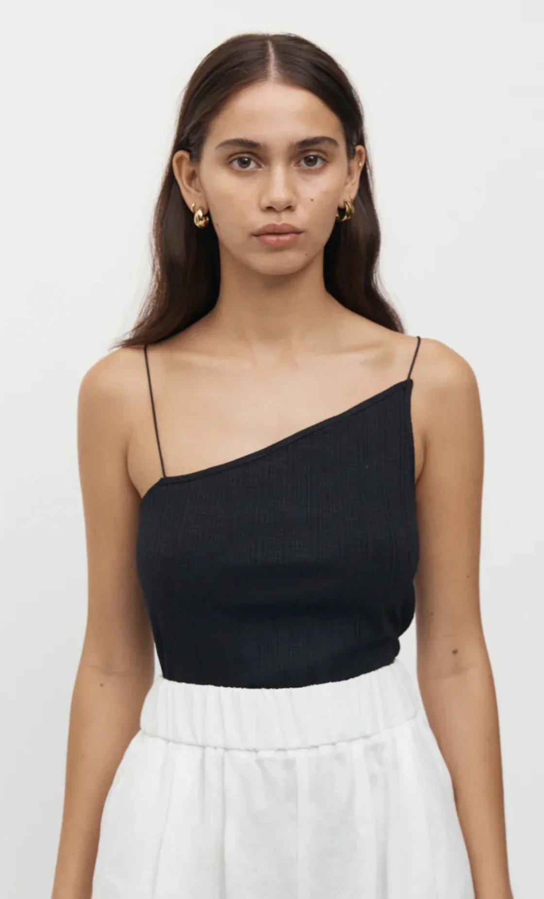 Friend of Audrey - Rhodes Singlet Top (Black)