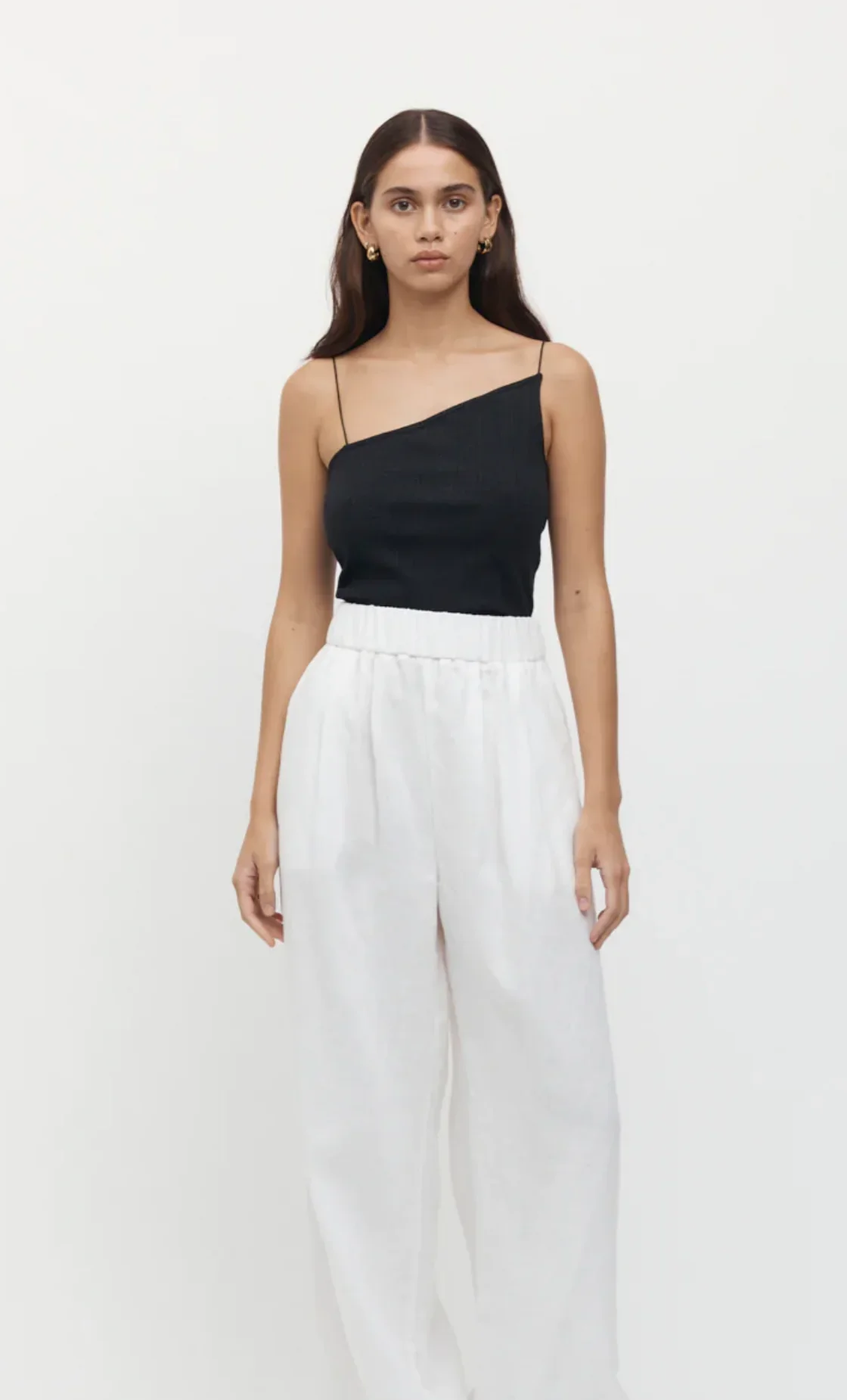 Friend of Audrey - Rhodes Singlet Top (Black) - Image 2