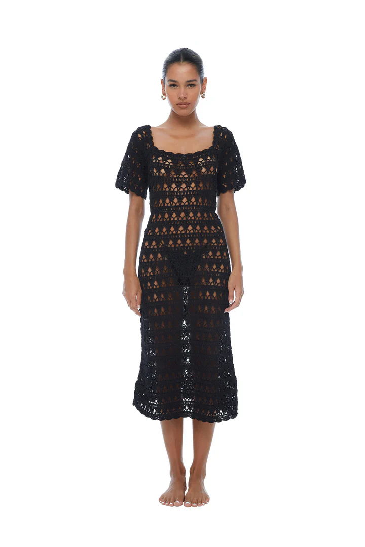 ISABELLE QUINN - SOFIA DRESS (NOIR) - Image 5