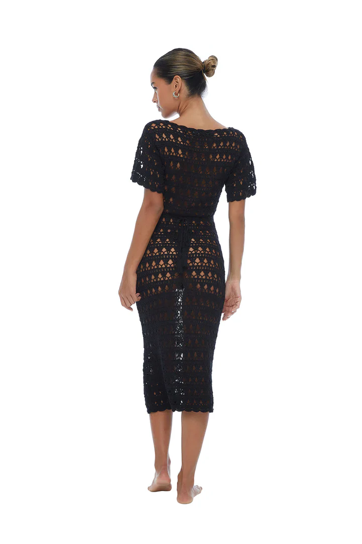 ISABELLE QUINN - SOFIA DRESS (NOIR) - Image 6
