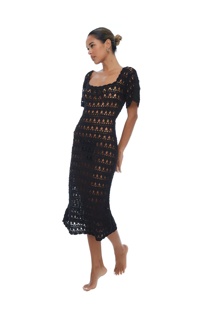 ISABELLE QUINN - SOFIA DRESS (NOIR) - Image 7