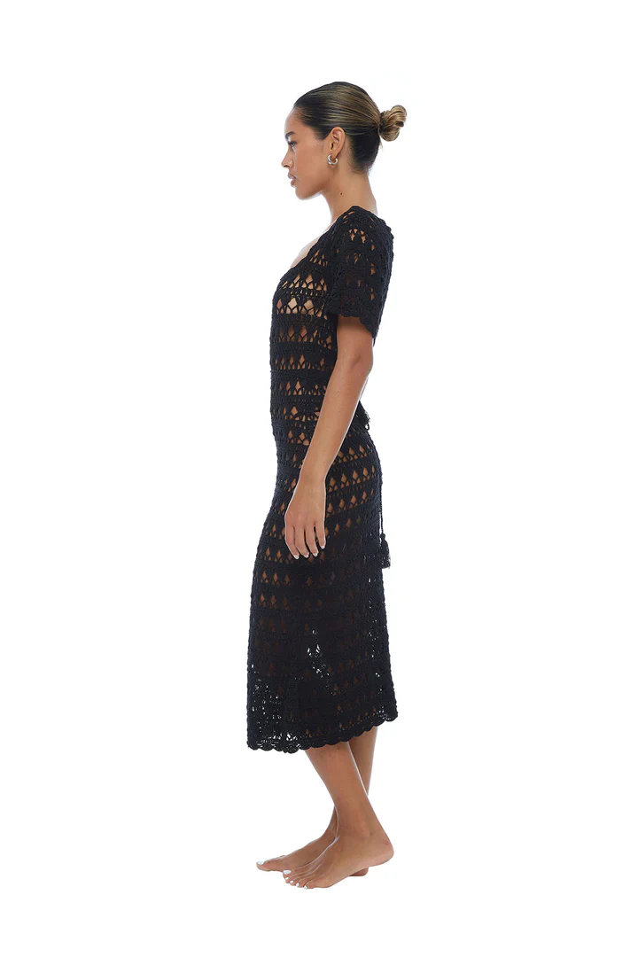 ISABELLE QUINN - SOFIA DRESS (NOIR) - Image 8