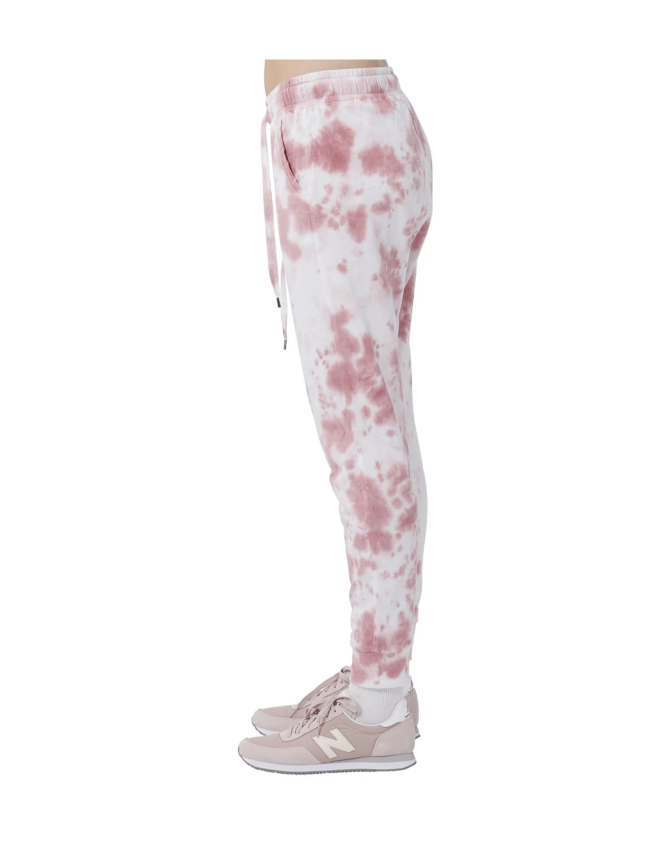 JAC + MOOKI - SCARLET SWEAT PANT (HEAVENLY PINK / VINTAGE ROSE TIE DYE) - Image 3