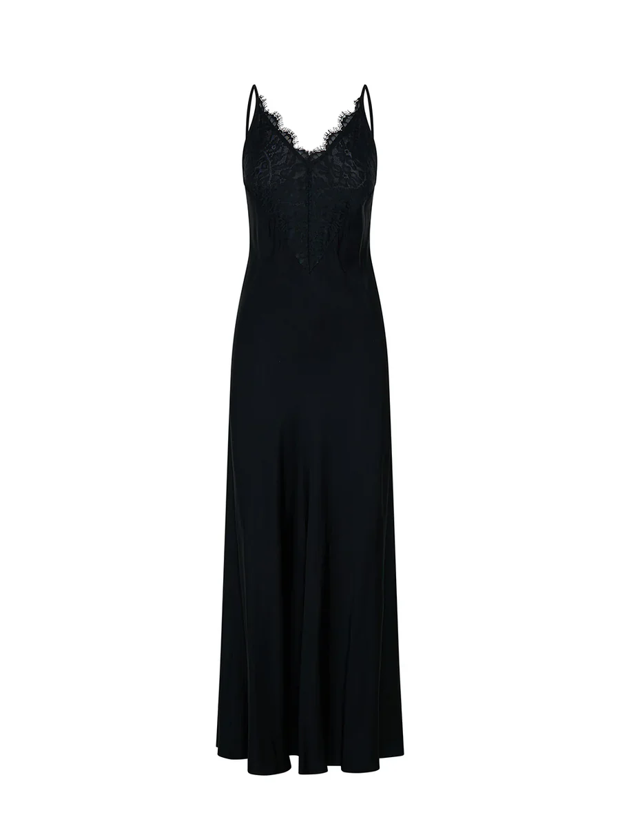 KIVARI - AMANDA MAXI DRESS (BLACK)
