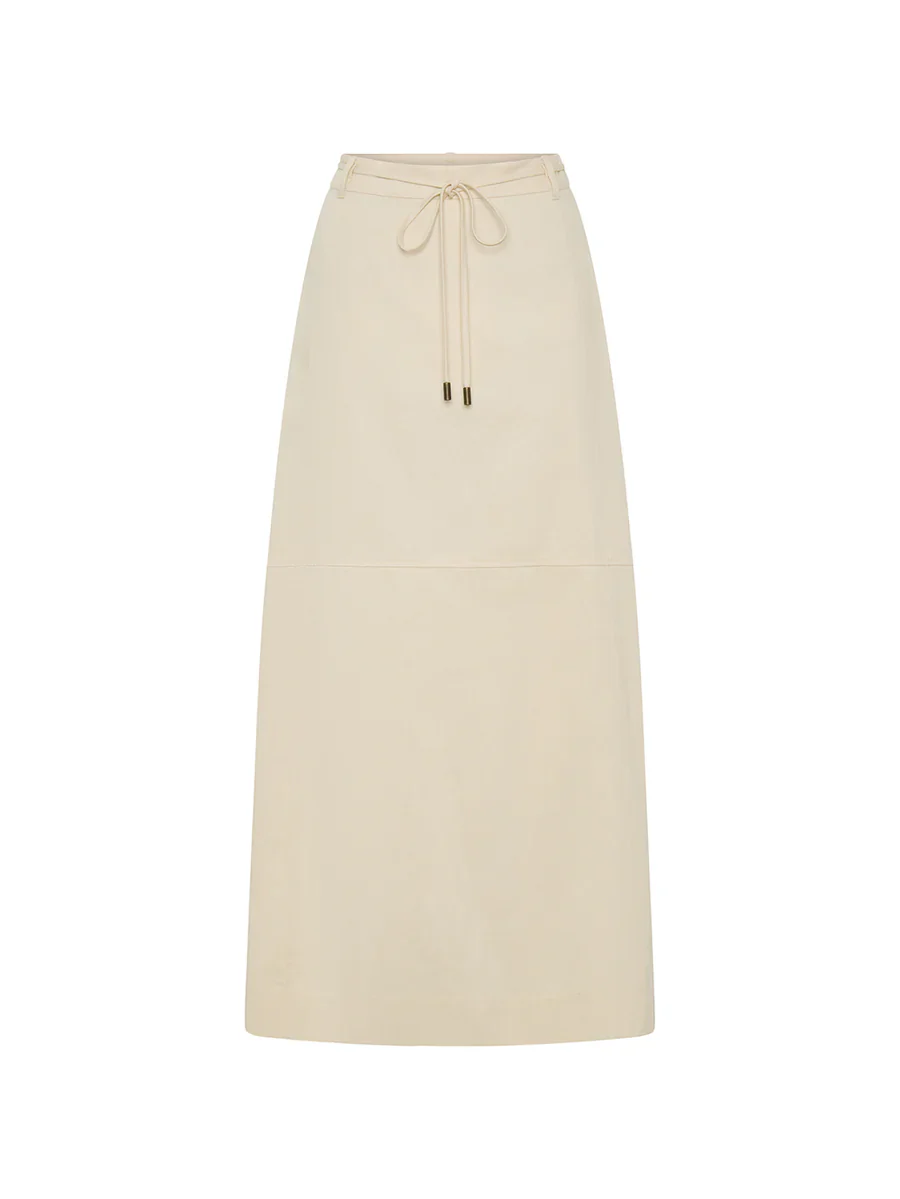 KIVARI - AMELIA MAXI SKIRT (CREAM)