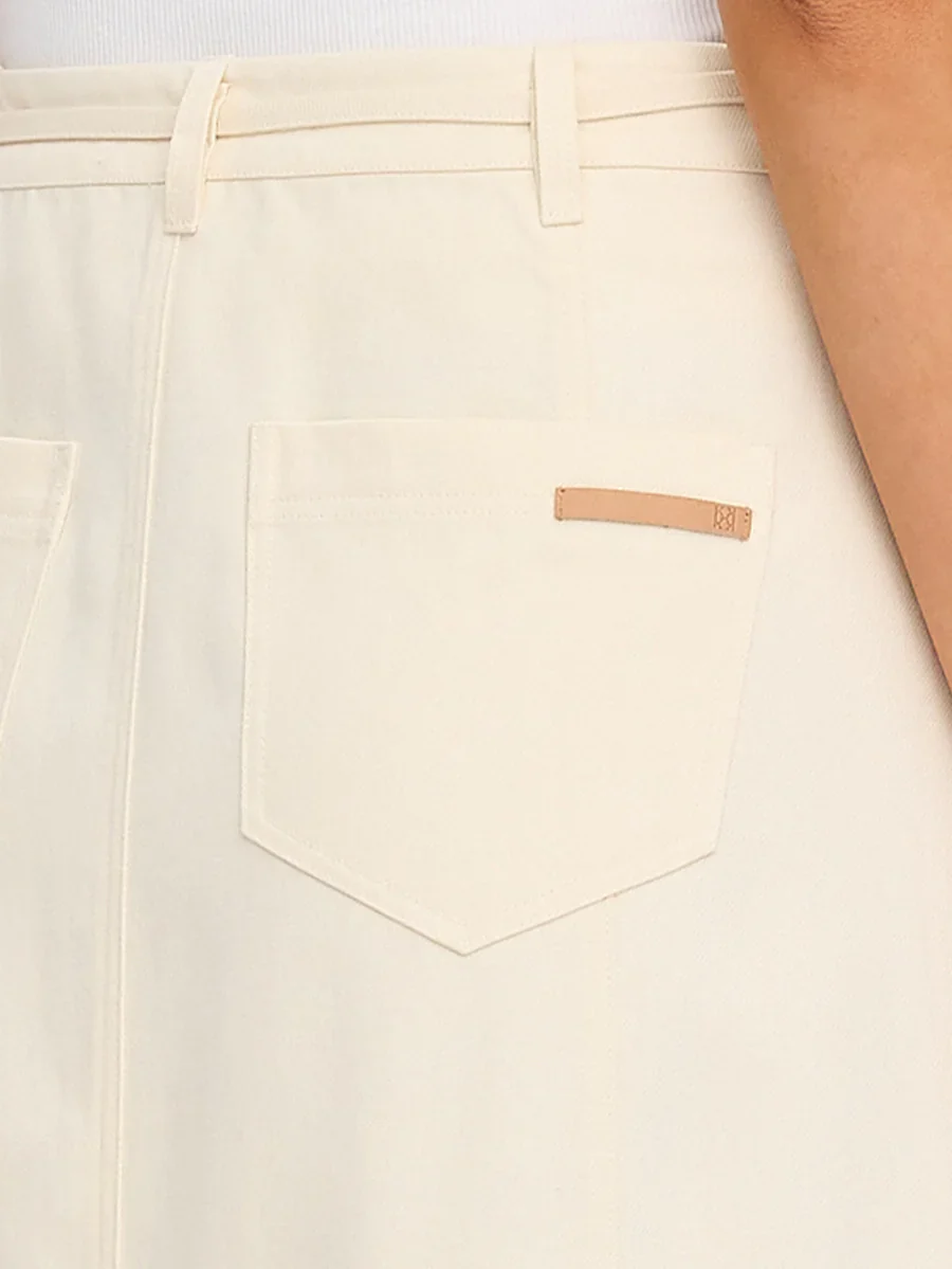 KIVARI - AMELIA MAXI SKIRT (CREAM) - Image 6