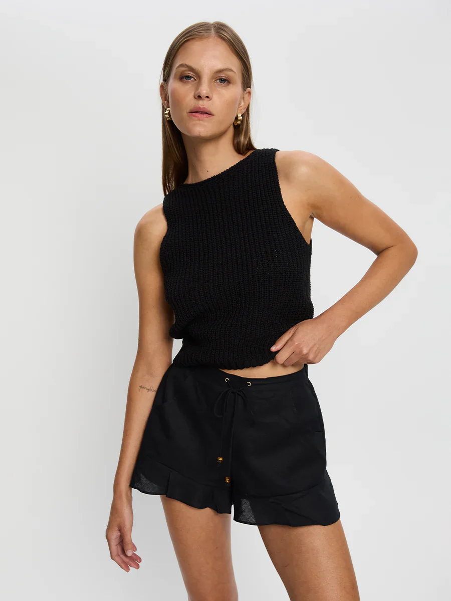 KIVARI - AZAREA SHORT (BLACK) - Image 2