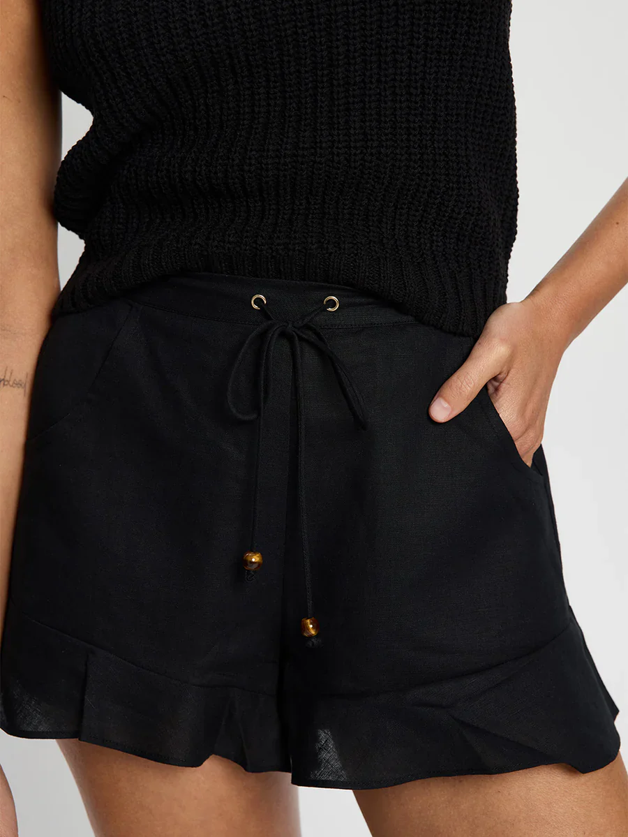 KIVARI - AZAREA SHORT (BLACK) - Image 6