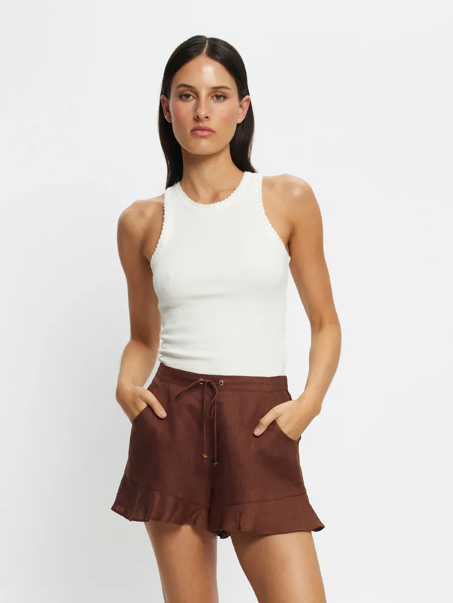 KIVARI - AZAREA SHORT (MOCHA) - Image 2
