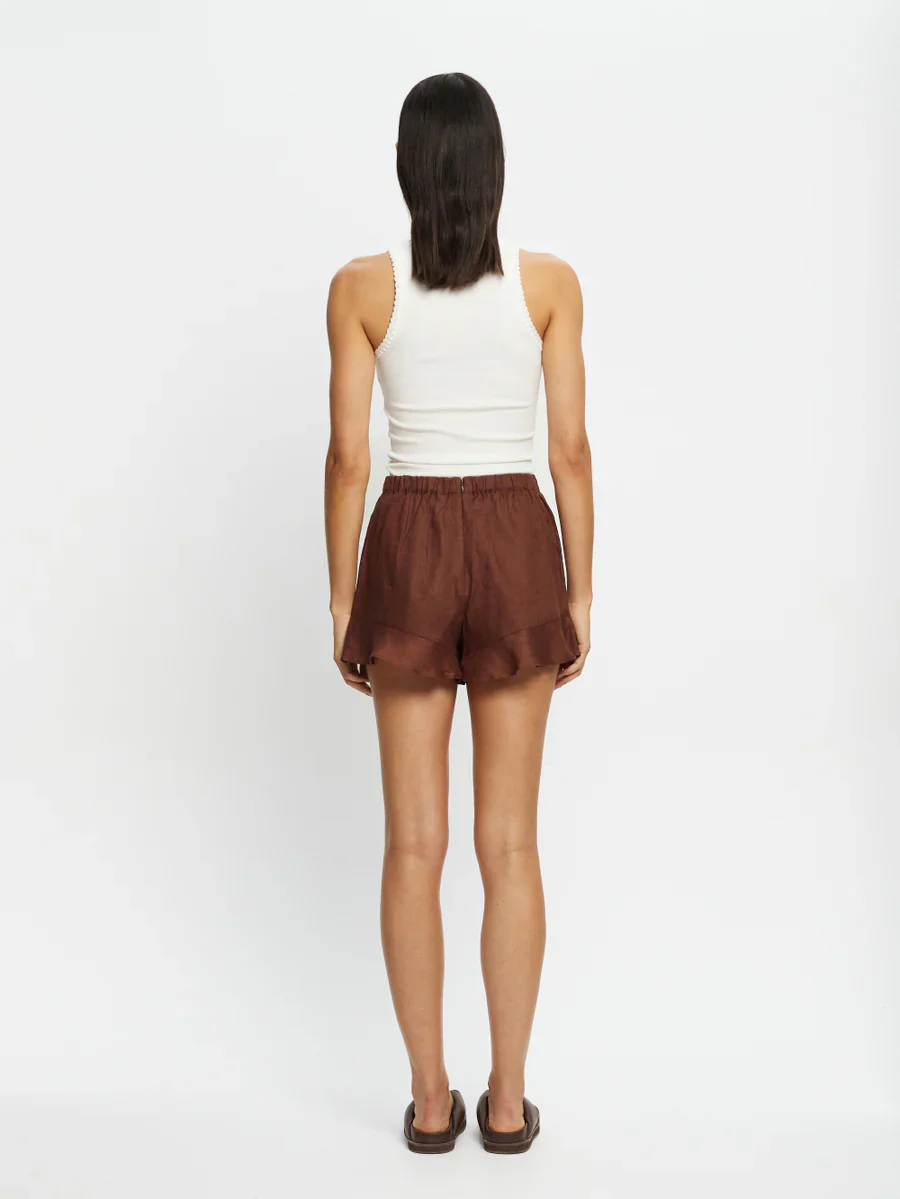 KIVARI - AZAREA SHORT (MOCHA) - Image 4