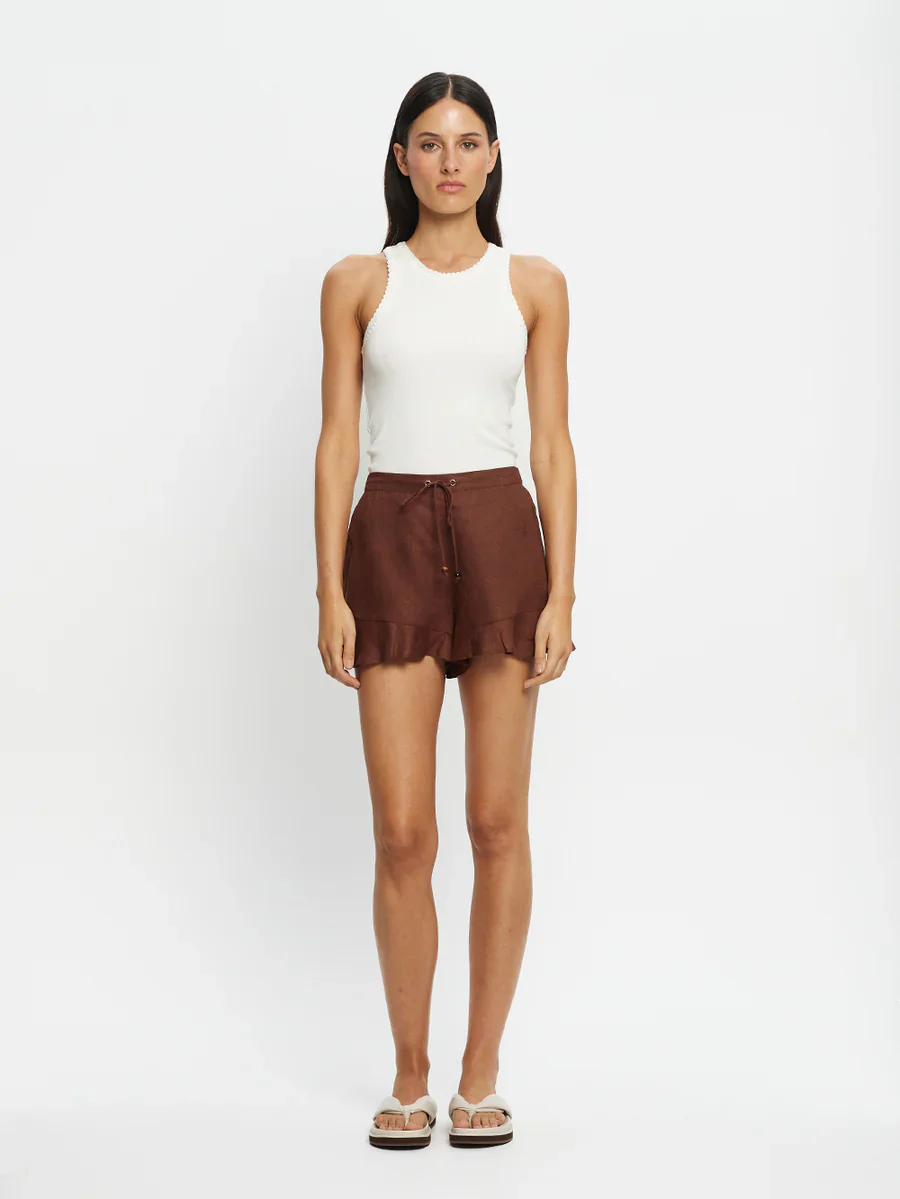 KIVARI - AZAREA SHORT (MOCHA) - Image 5