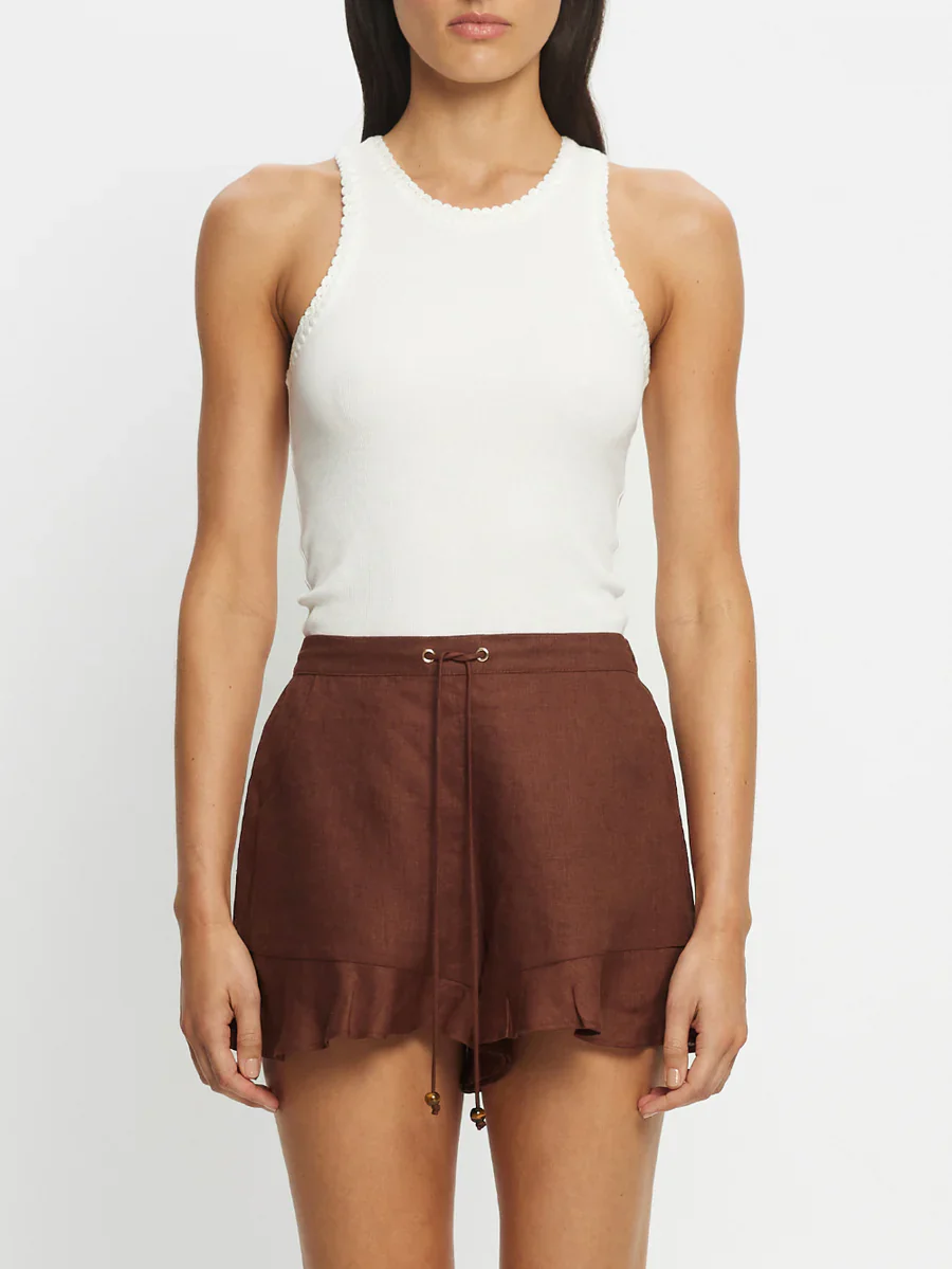 KIVARI - AZAREA SHORT (MOCHA) - Image 6