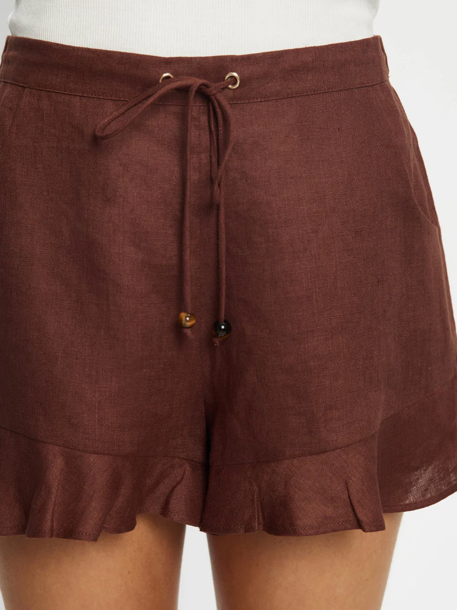 KIVARI - AZAREA SHORT (MOCHA) - Image 7