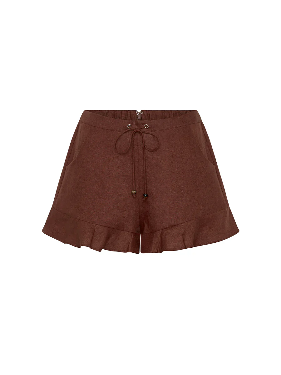 KIVARI - AZAREA SHORT (MOCHA) - Image 8