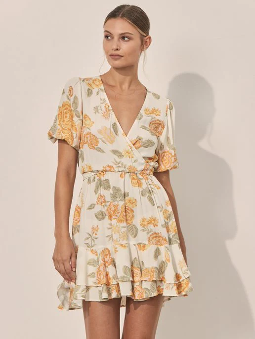 KIVARI - Blake Tie Front Mini Dress  FINAL SALE - Image 5