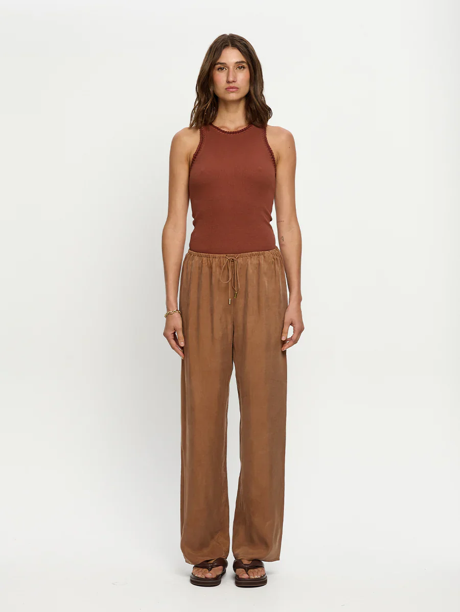 KIVARI - BLYTHE PANT (CHOCOLATE) - Image 2