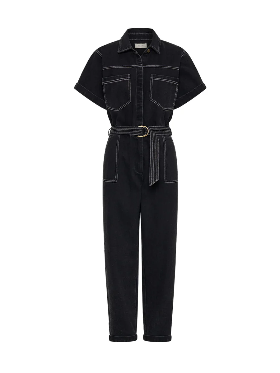 KIVARI - BRAE BOILERSUIT (BLACK)