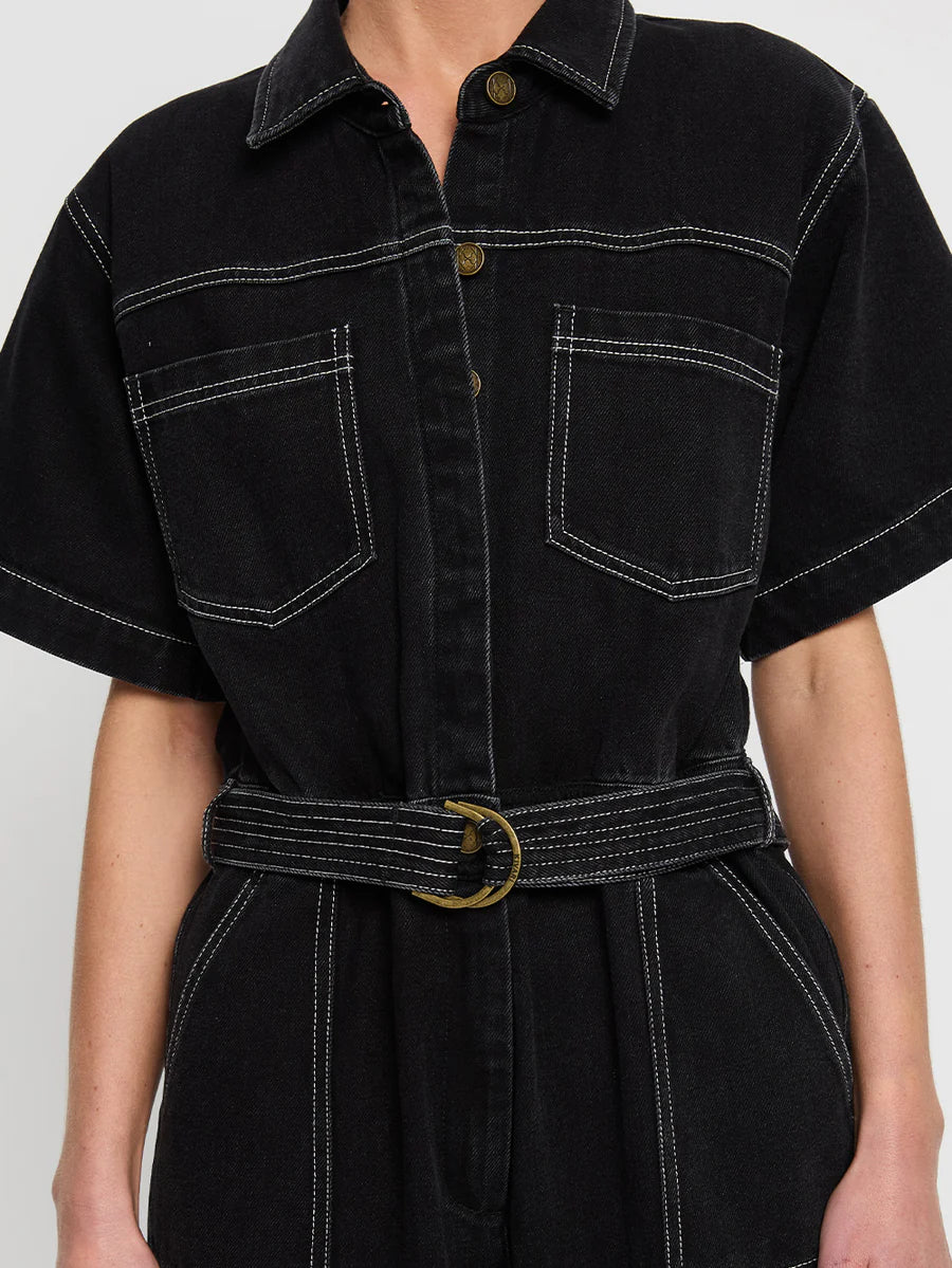 KIVARI - BRAE BOILERSUIT (BLACK) - Image 8