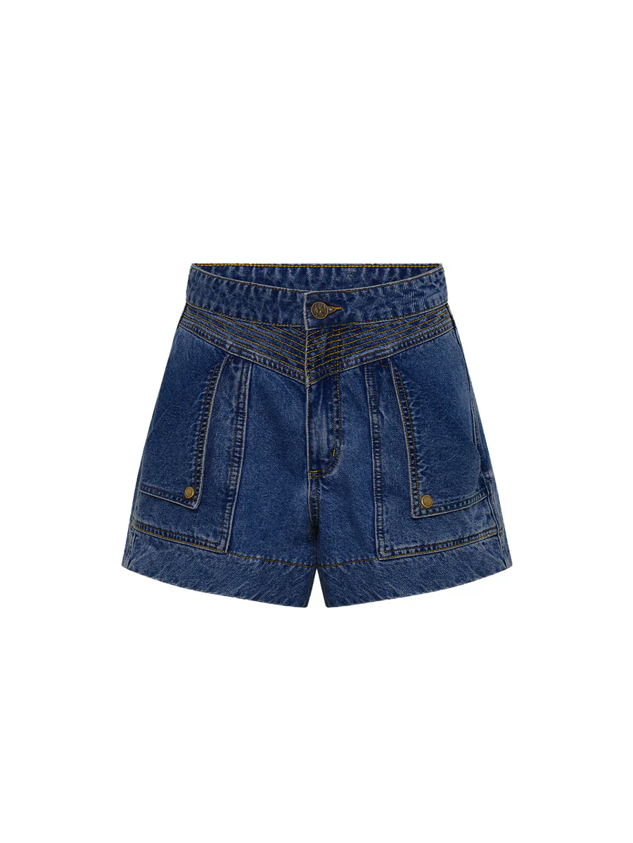 KIVARI - CELENE DENIM SHORT (PALOMA / INDIGO)