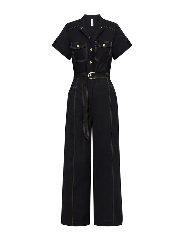 KIVARI - EBONY JUMPSUIT (BLACK)
