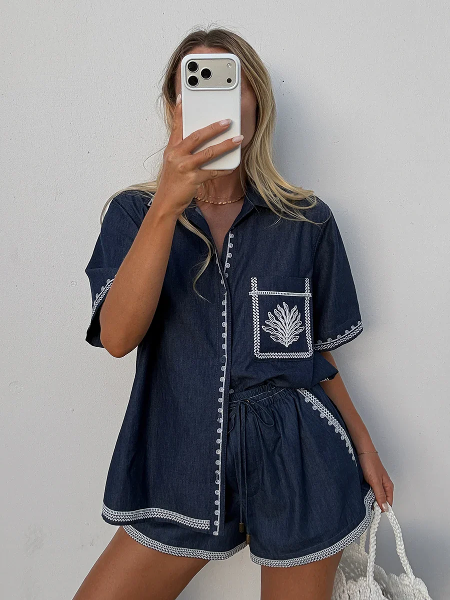KIVARI - EMILE CHAMBRAY SHIRT - Image 2