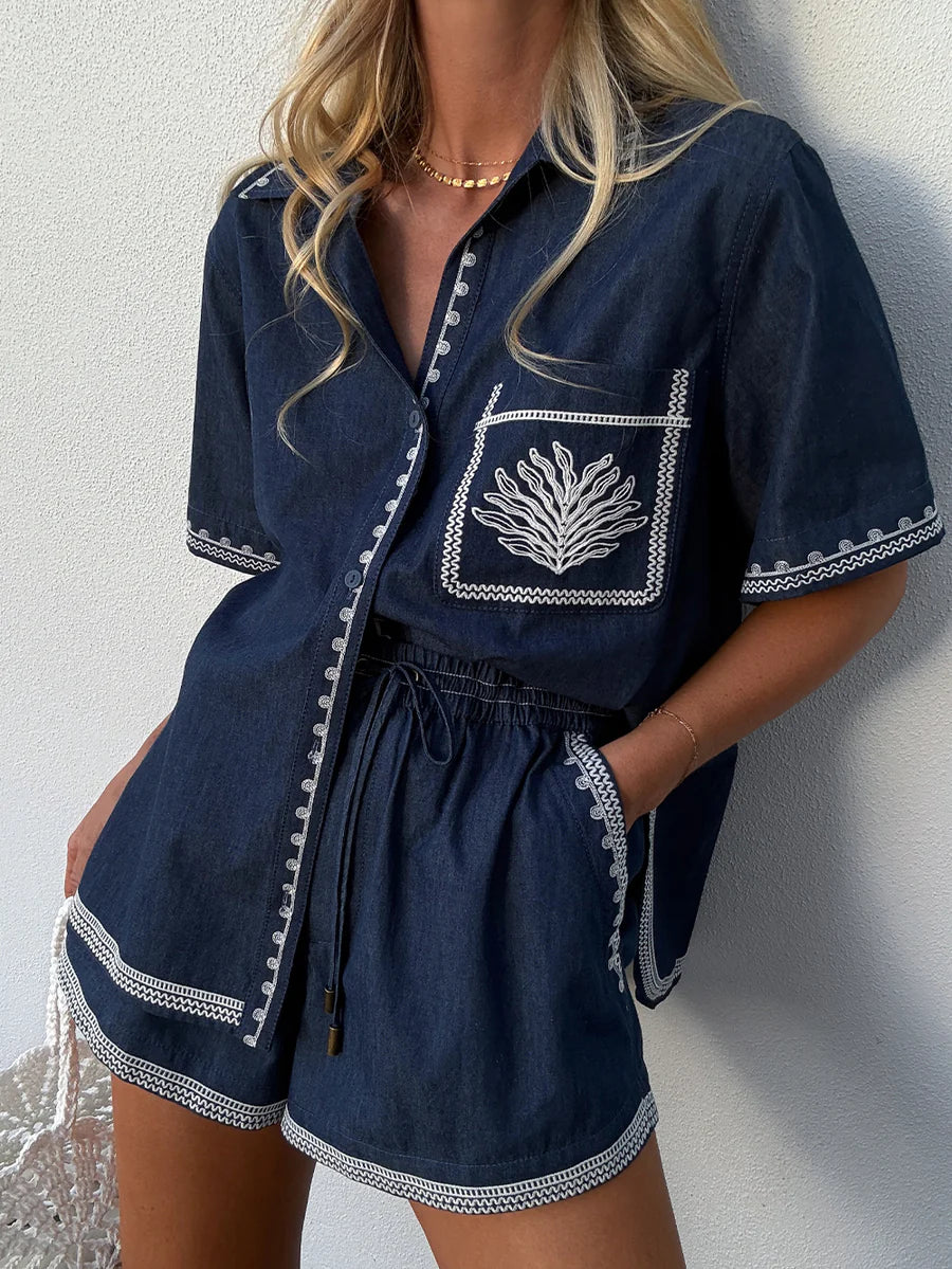 KIVARI - EMILE CHAMBRAY SHIRT - Image 3