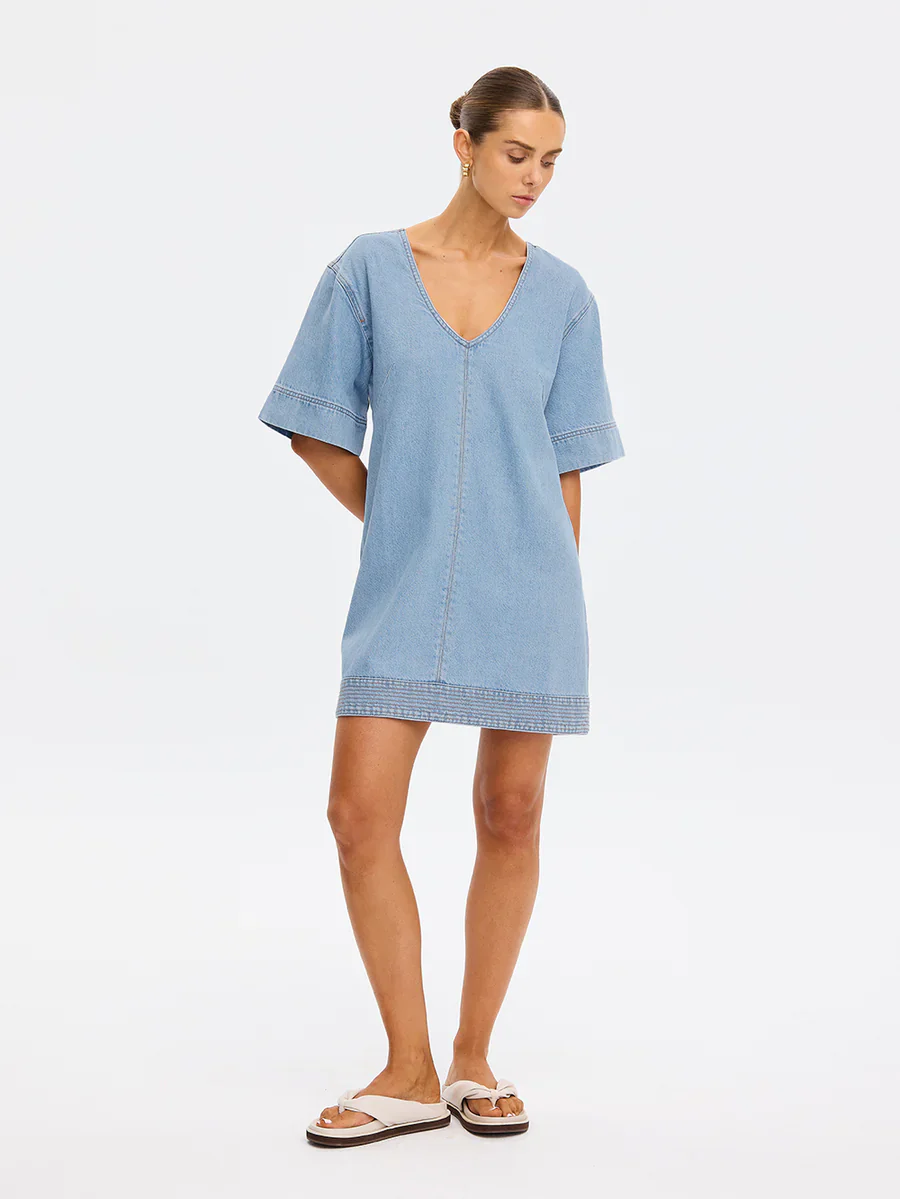 KIVARI - EMILIE DENIM DRESS - Image 2